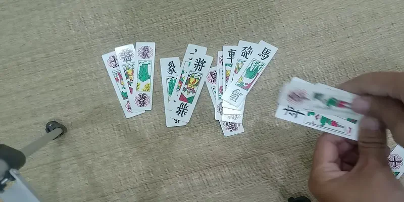 Các quân bài tại bài Tam Cúc