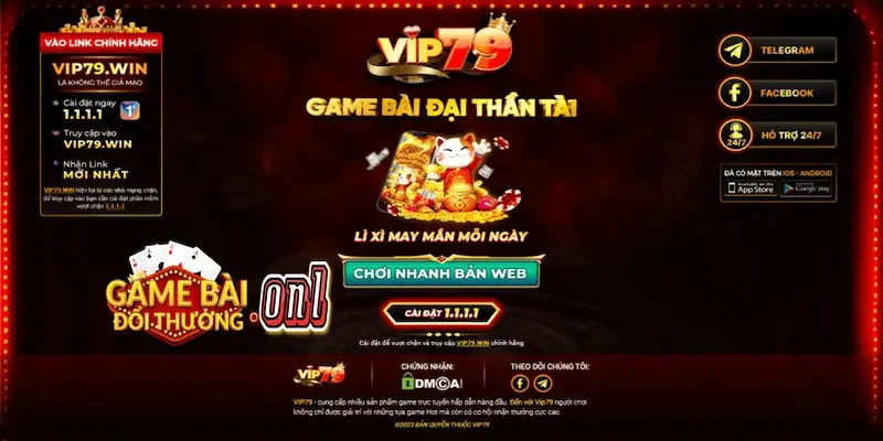 Đa dạng các sản phẩm game thú vị chỉ có tại Vip79